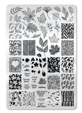 Lovely Leaves 6 - Uber Chic Stamping Plate